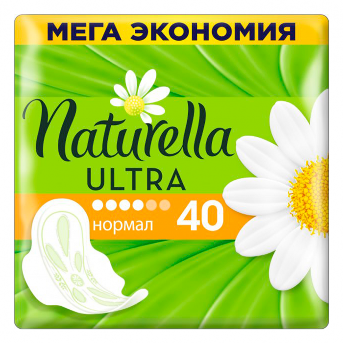 Прокладки Naturella (Натурелла) Ultra Normal Quatro щоденні №40 ADD