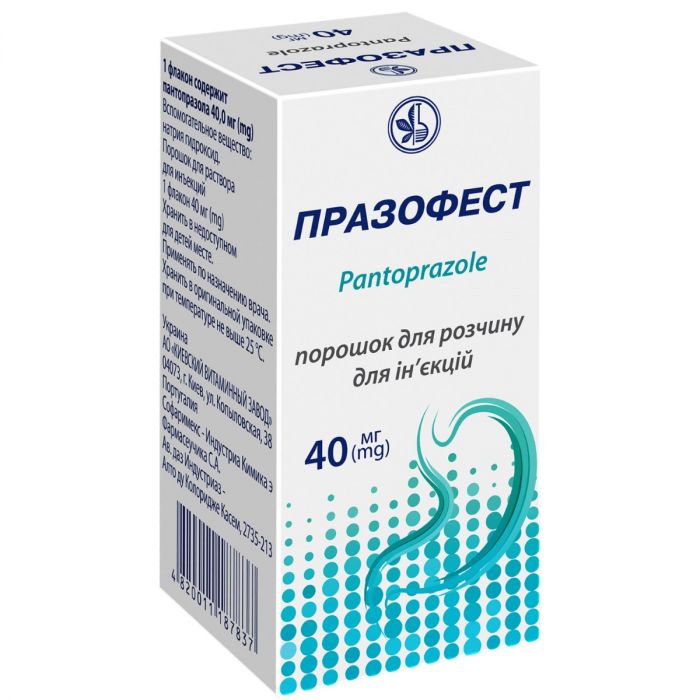 Празофест 40 мг порошок для розчину для ін'єкцій №1 ADD