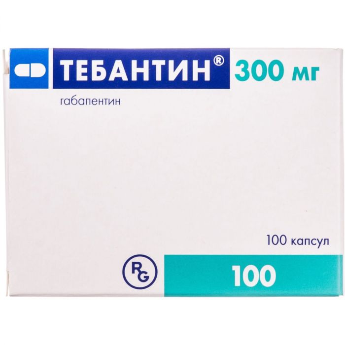 Тебантин 300 мг капсулы №100 в интернет-аптеке