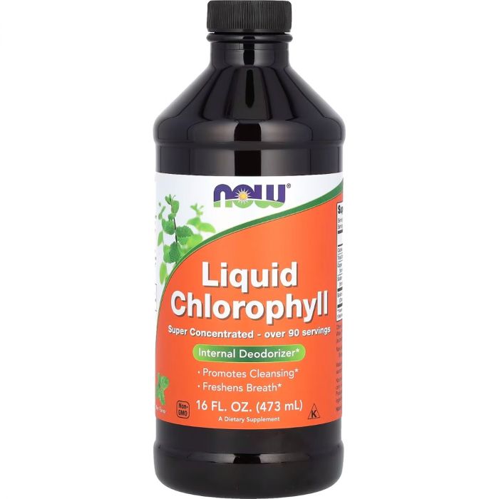 Хлорофіл рідкий NOW Liquid Chlorophyll з м'ятним смаком, 473 мл - фото №1 Хлорофіл рідкий NOW Liquid Chlorophyll з м'ятним смаком, 473 мл недорого