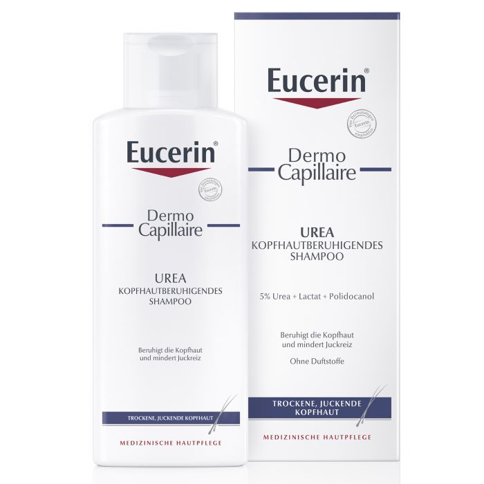Шампунь Eucerin DermoCapillaire увлажняющий для сухой и раздраженной кожи головы 250 мл в интернет-аптеке