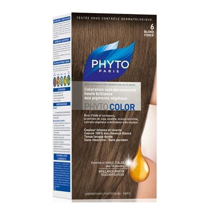 Фарба для волосся Phyto Phytocolor №6 (темно-каштановий) ADD