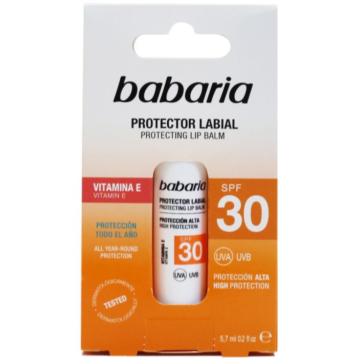 Бальзам Babaria (Бабарія) захисний для губ SPF30 5,7 мл - фото №1 Бальзам Babaria (Бабарія) захисний для губ SPF30 5,7 мл в аптеці