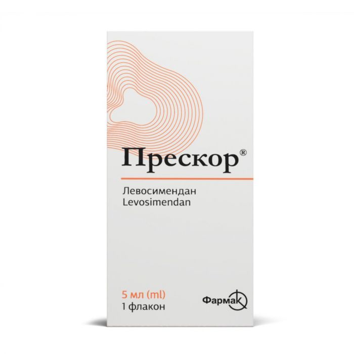 Прескор 2,5 мг/мл концентрат для розчину для інфузій флакон 5 мл №1 - фото №1 Прескор 2,5 мг/мл концентрат для розчину для інфузій флакон 5 мл №1 ADD