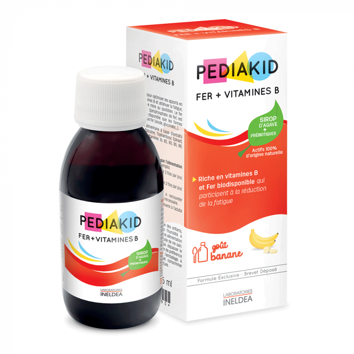 Педіакід Pediakid сироп для подолання анемії і зняття втоми: Фер + вітаміни В 125 мл в інтернет-аптеці