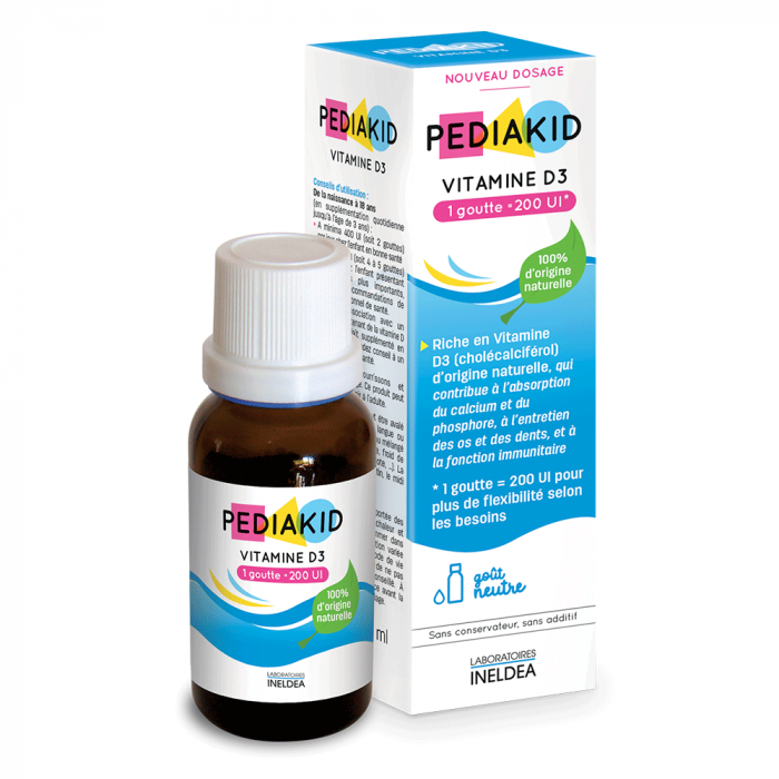 Педіакід Pediakid краплі вітамін D3 натуральний, 20 мл в інтернет-аптеці