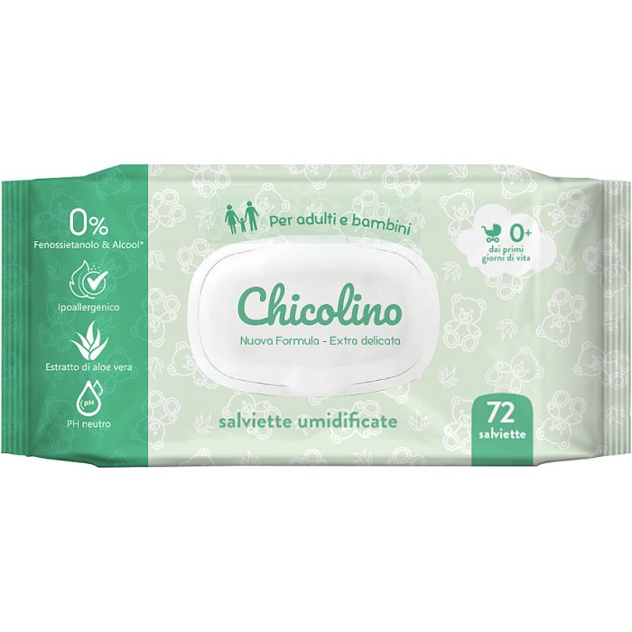 Салфетки влажные Chicolino для детей 72 шт. заказать