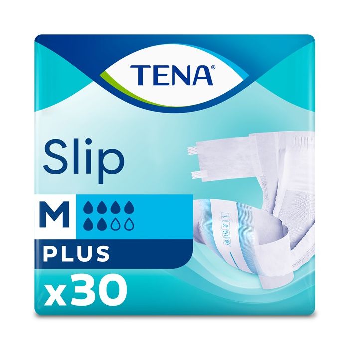 Подгузники для взрослых TENA Slip Plus дышащие (Medium) 30 шт фото