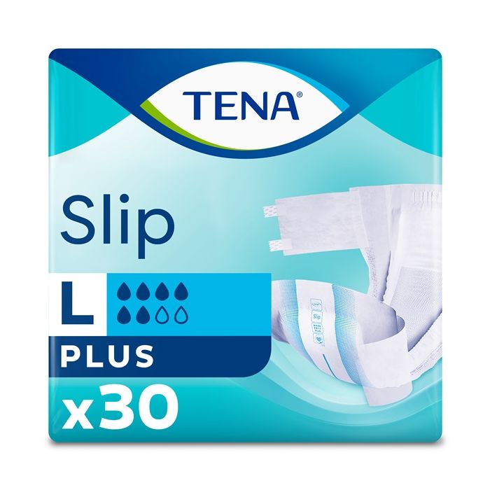 Підгузки для дорослих TENA Slip Plus дихаючі (Large) 30 шт фото
