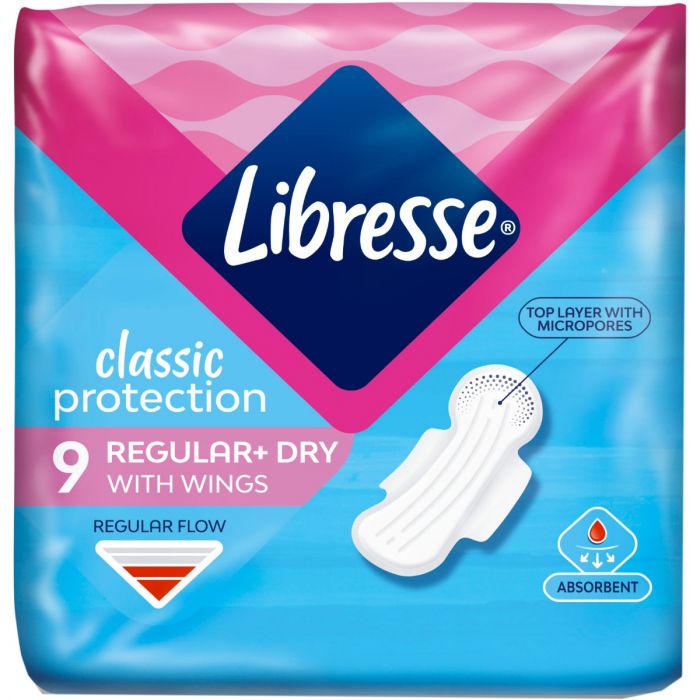 Прокладки Libresse Classic Protection Regular+Dry №9 в Україні