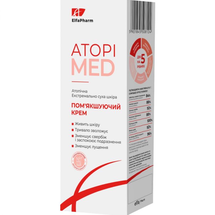 Крем тіла Elfa Pharm Atopi Med пом'якшуючий, 75 мл - фото №1 Крем тіла Elfa Pharm Atopi Med пом'якшуючий, 75 мл в інтернет-аптеці