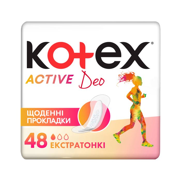 Прокладки Kotex Active Deo щоденні, 48 шт. недорого
