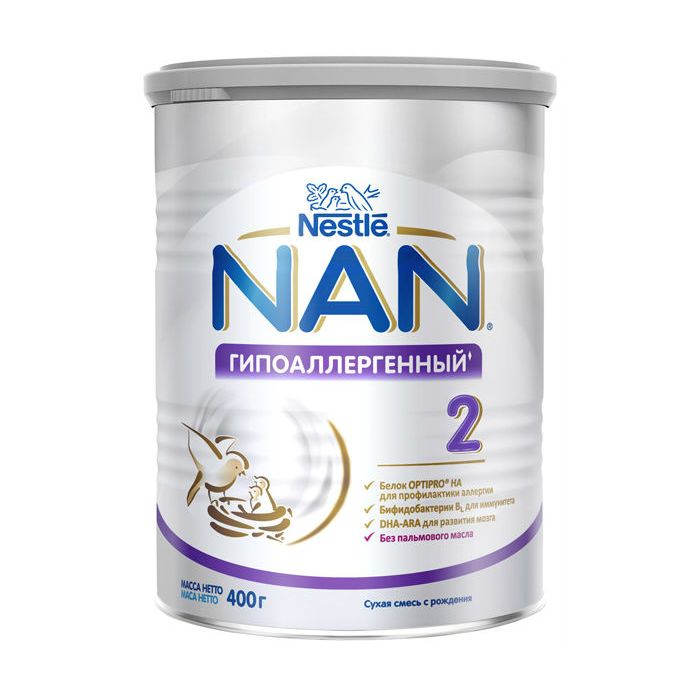 Суміш молочна Nestle NAN Optipro НА 2 Гипоаллергенный з 6 місяців 400 г недорого