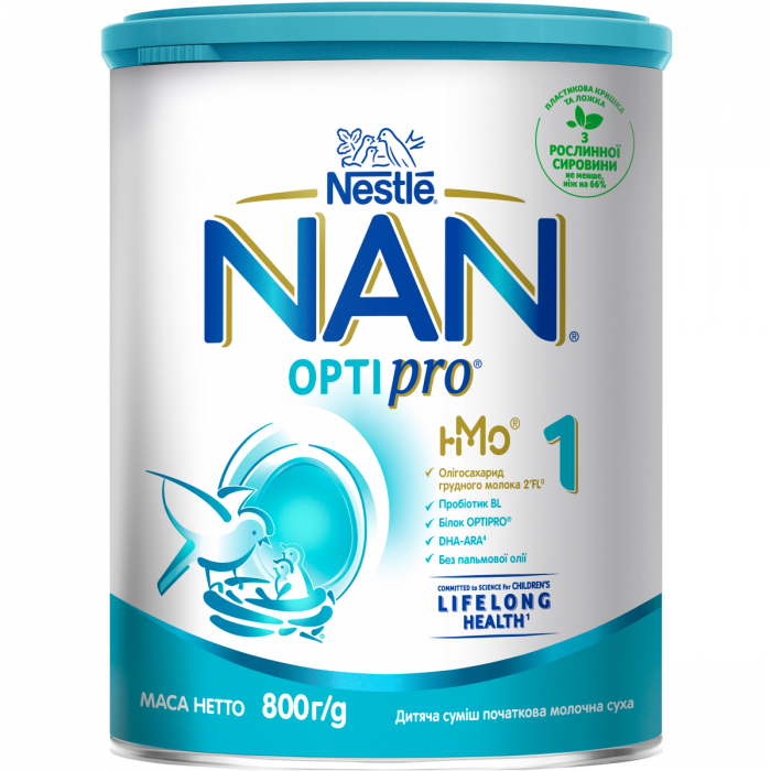 Суміш молочна Nestle NAN OptiPro 1, від народження, 800 г ціна