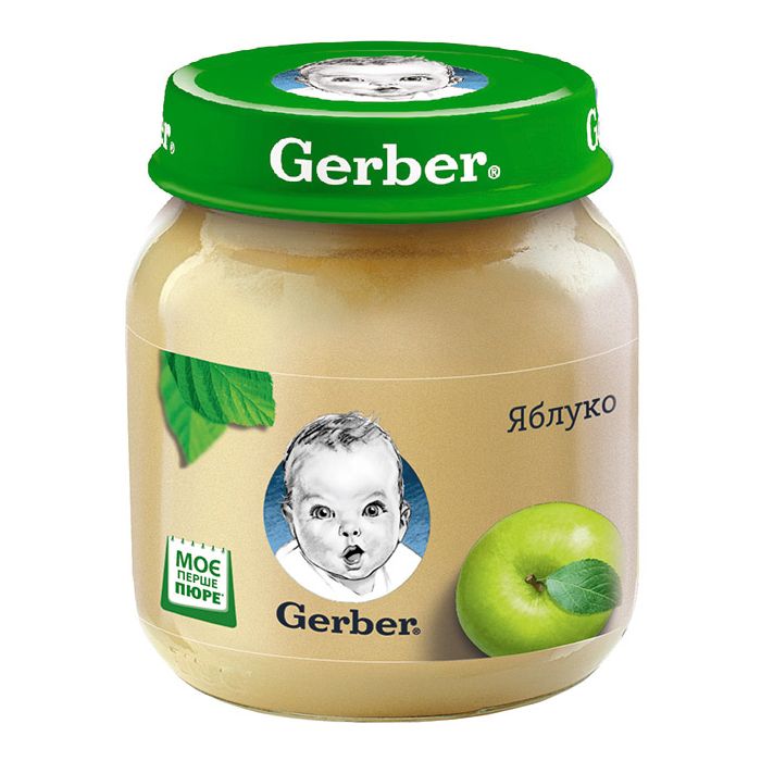 Пюре Gerber яблуко (з 6 місяців) 130 г в аптеці