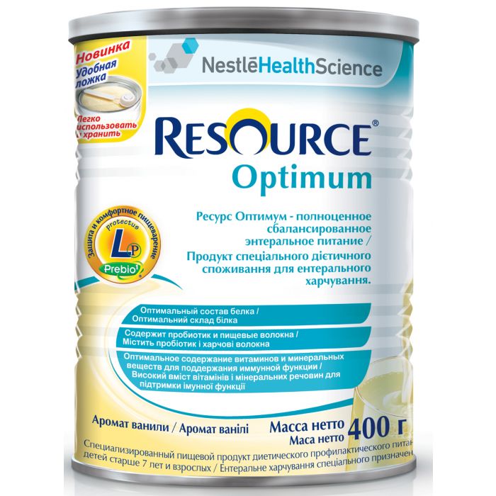 Суміш молочна Nestle (Нестле) Resource Optimum 400 г фото