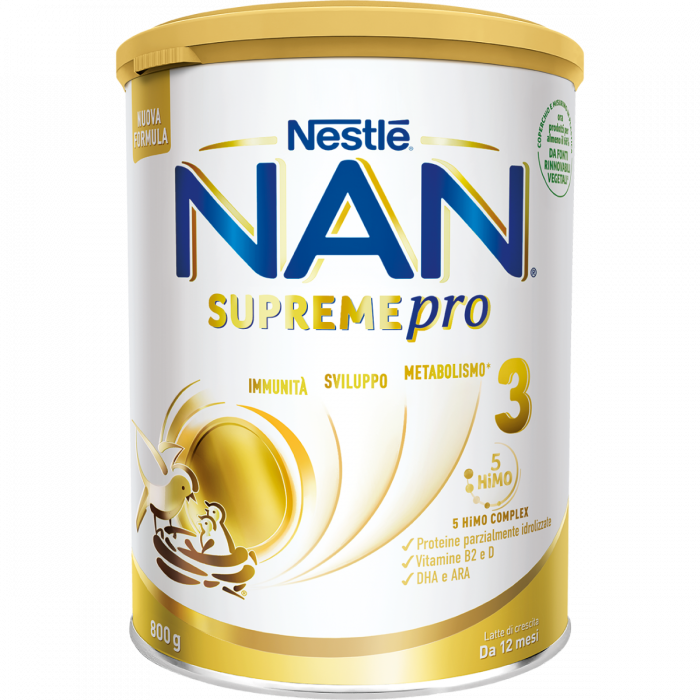 Суміш молочна Nestle NAN SupremePro 3, від 12 місяців, 800 г ціна