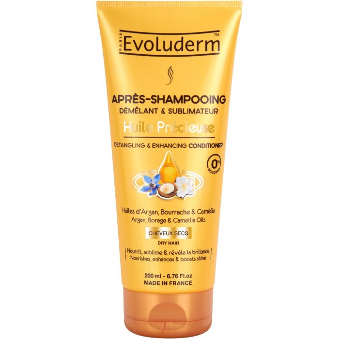 Кондиціонер Evoluderm (Еволюдерм) для сухого волосся, що зміцнює з цілющими маслами 200 мл ADD