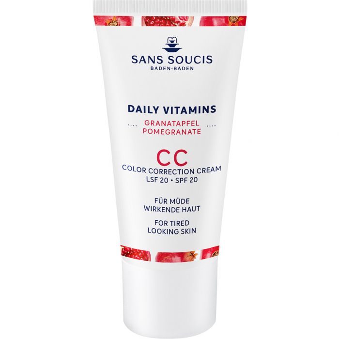 Крем Sans Soucis (Сан Сусі) Daily Vitamins CC коректор від втоми шкіри обличчя SPF20 Гранат 30 мл в Україні