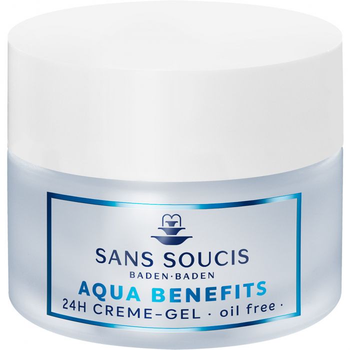 Крем-гель Sans Soucis (Сан Суси) Aqua Benefits 24h зволоження для нормальної, комбінованої шкіри 50 мл недорого