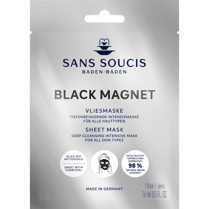 Маска Sans Soucis (Сан Сусі) тканинна Black Magnet очищувальна 16 мл в аптеці