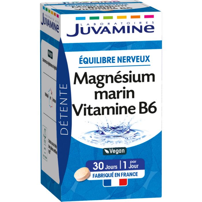 Juvamine (Жувамін) Морський магній + вітамін B6 Нервовий баланс таблетки №30 замовити