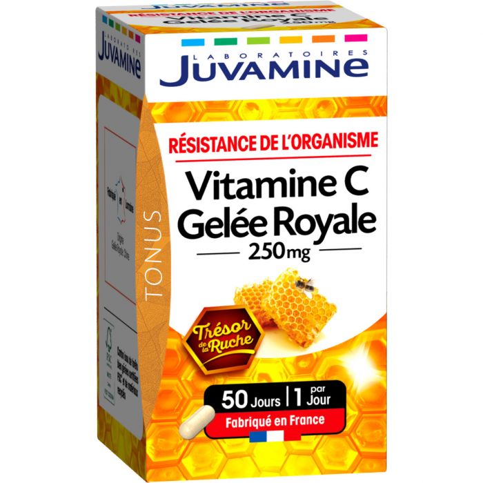 Juvamine (Жувамін) Вітамін C + маточне молочко Сила організму капсули №50 фото