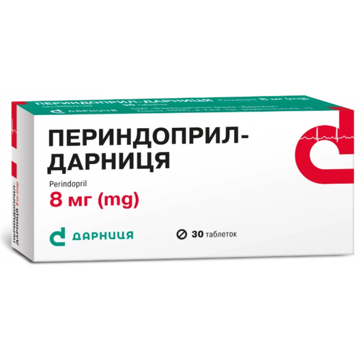 Периндоприл-Дарниця 8 мг таблетки №30 в інтернет-аптеці