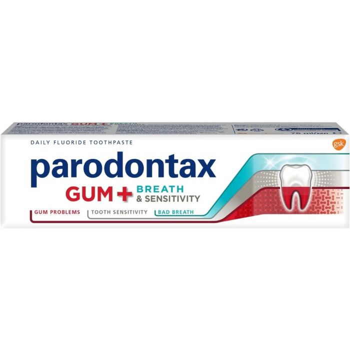 Зубна паста Parodontax Захист Ясен + Свіжий Подих і Чутливість Зубів 75 мл в інтернет-аптеці