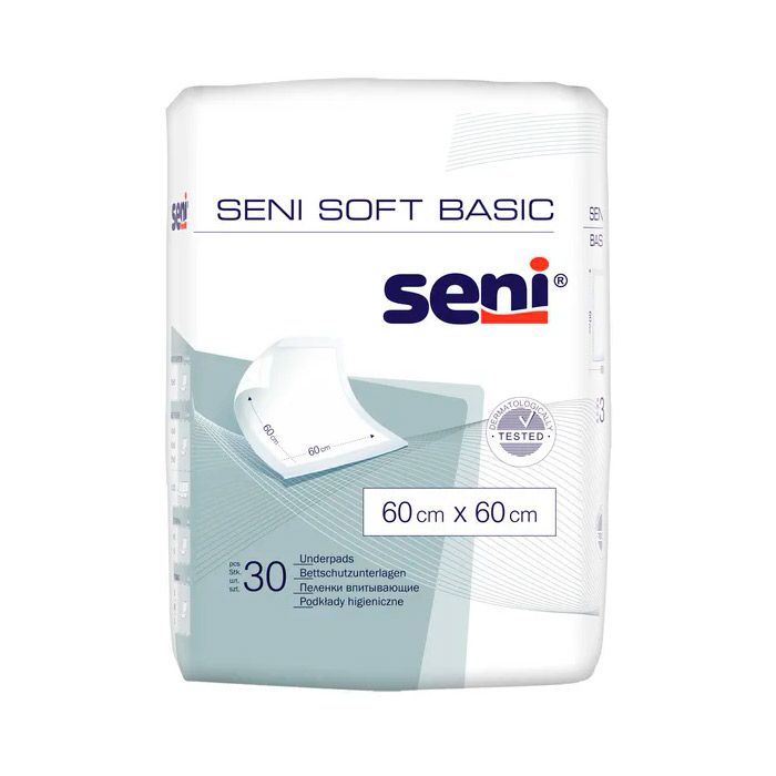 Пеленки Seni Soft Basic 60х60 см, 30 шт. заказать