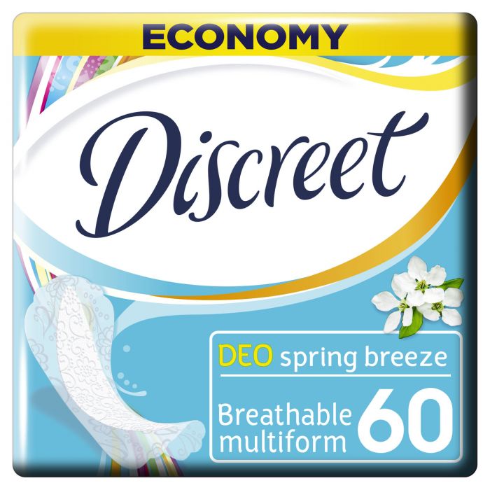 Прокладки Alldays Discreet Deo Spring Breeze Multiform 60 шт (ежедневные) купить