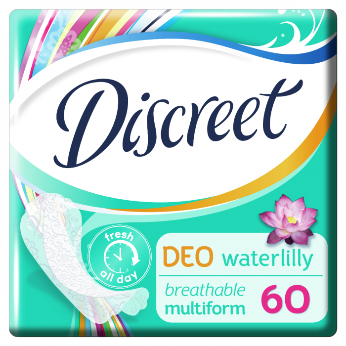 Прокладки Alldays Discreet Deo Water Lily 60 шт (ежедневные) в интернет-аптеке