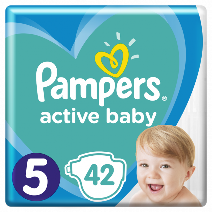 Підгузки Pampers Active Baby-Dray Junior р.5 (11-16 кг) 42 шт в Україні