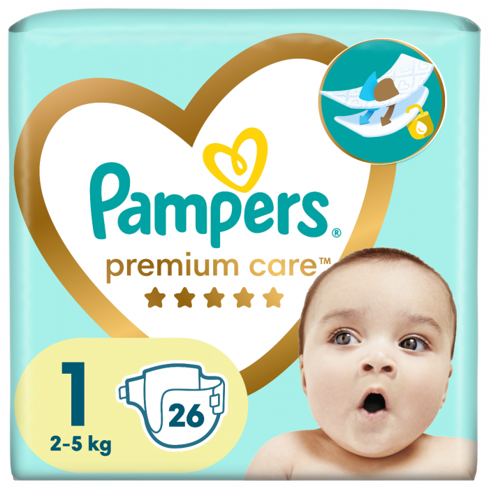 Підгузки Pampers Premium Care р.1 (2-5 кг) №26 замовити