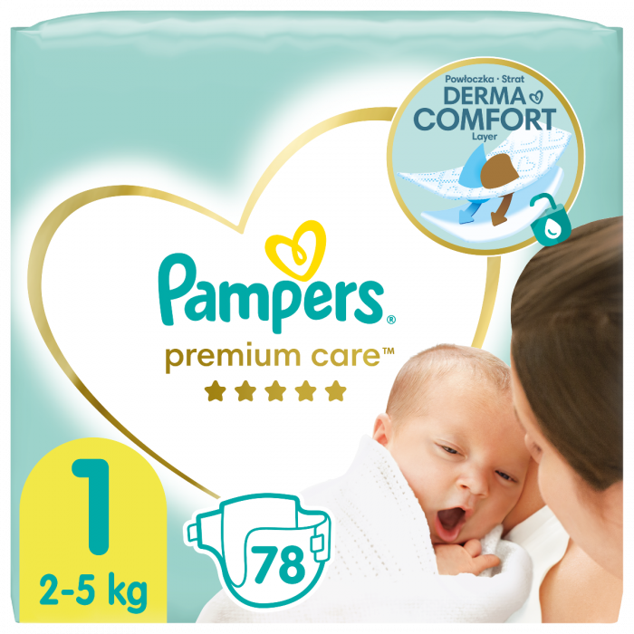 Підгузки Pampers Premium Care р. 1 (2-5 кг) №78 недорого