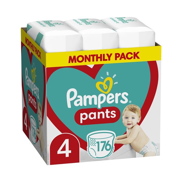 Підгузки-трусики Pampers Pants розмір 4 (9-15 кг) №176 в аптеці