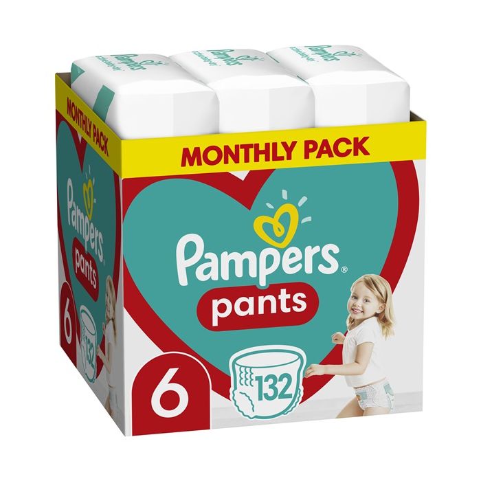 Підгузки-трусики Pampers Pants розмір 6 (15+ кг) №132  ціна