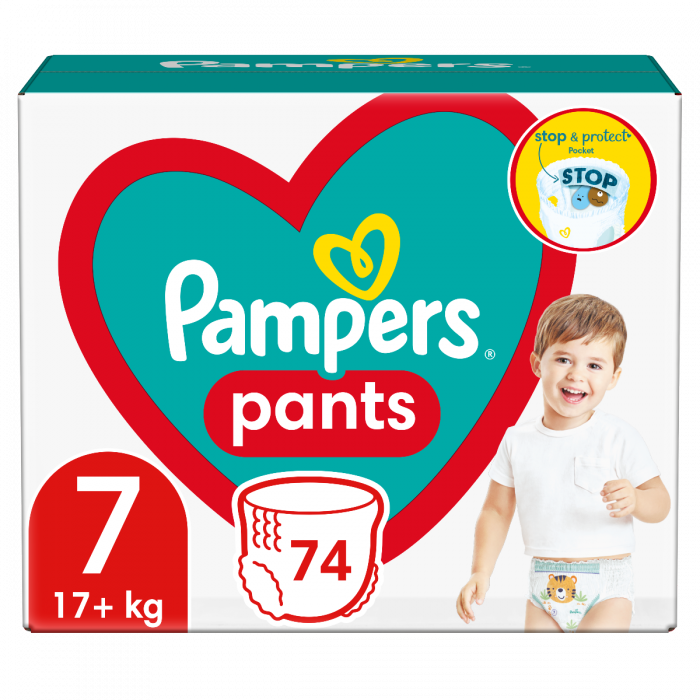Підгузки-трусики Pampers Pants р. 7 (17+ кг) №74 замовити