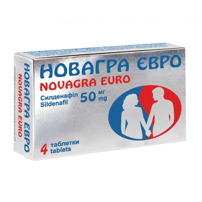 Новагра 50 мг таблетки №4 в інтернет-аптеці