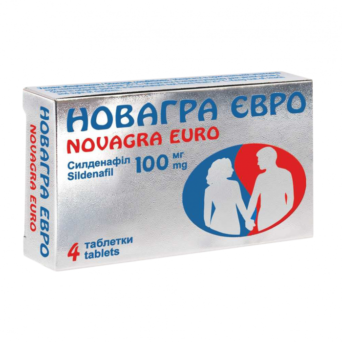 Новагра 100 мг таблетки №4 в аптеці