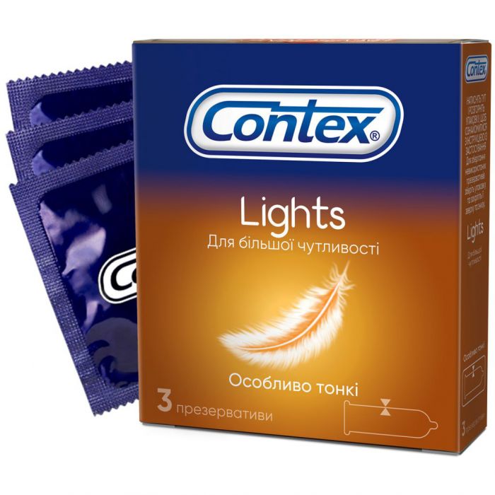Презервативи Contex Lights особливо тонкі №3 купити