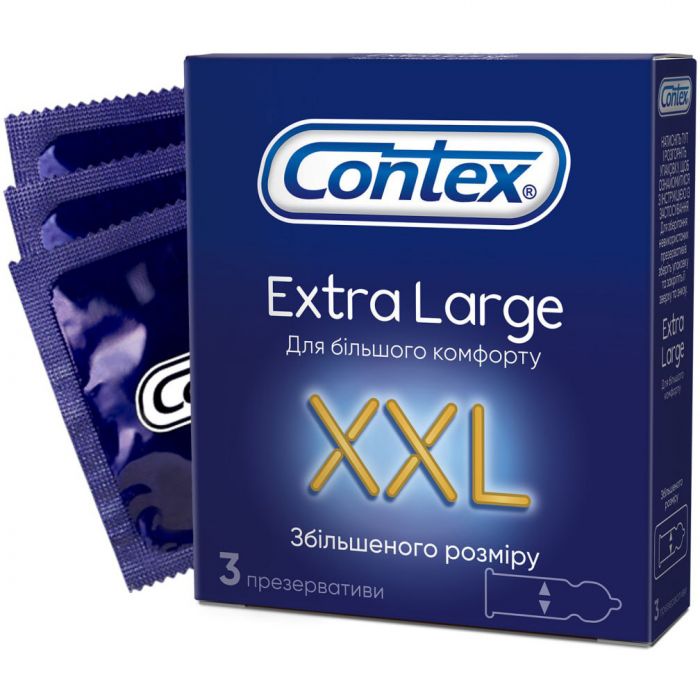 Презервативи Contex Extra Large XXL збільшеного розміру №3 в Україні