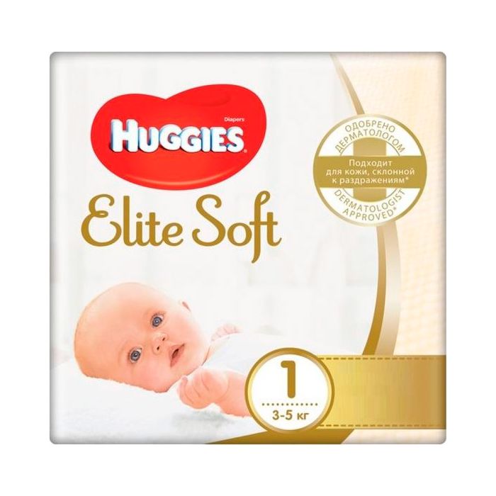 Подгузники Huggies Elite Soft р.1 (3-5 кг) №28x4 в интернет-аптеке
