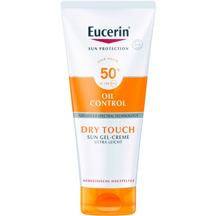 Гель-крем для шкіри обличчя та тіла Eucerin сонцезахисний ультралегкий матуючий SPF 50+, 200 мл ціна