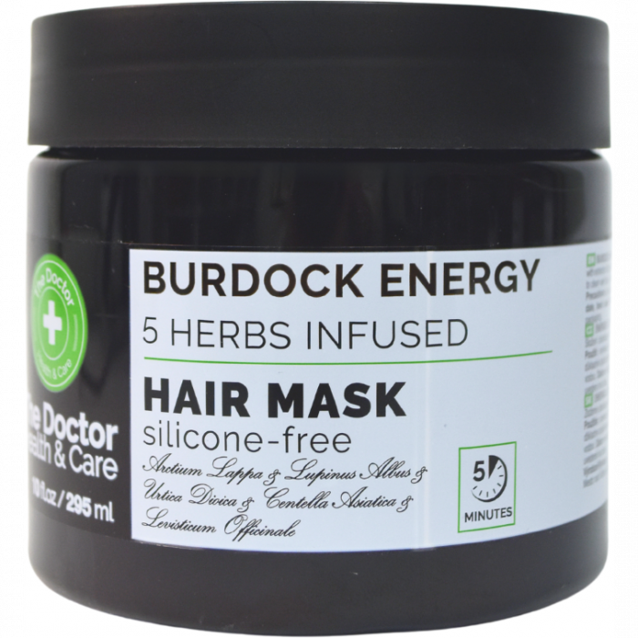 Маска The Doctor Health&Care Burdock Energy 5 Herbs Infused для зміцнення волосся 295 мл в аптеці