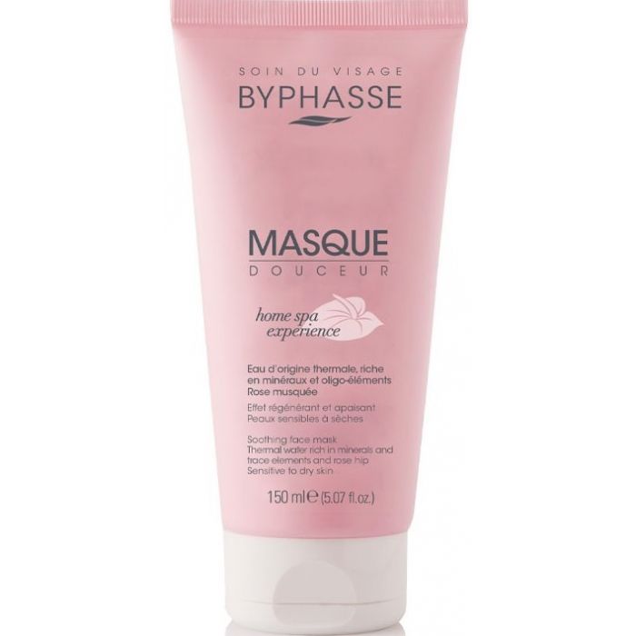 Маска Byphasse (Біфас) Home Spa Experience для обличчя заспокійлива для чутливої та сухої шкіри 150 мл ціна