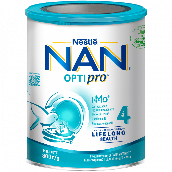 Смесь молочная Nestle NAN-4 Optipro, от 18 месяцев, 800 г ADD