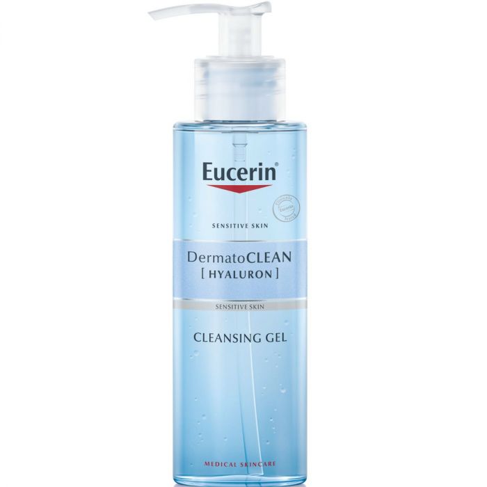 Гель для вмивання Eucerin DermatoClean Hyaluron очищуючий для нормальної та комбінованої шкіри 200 мл купити