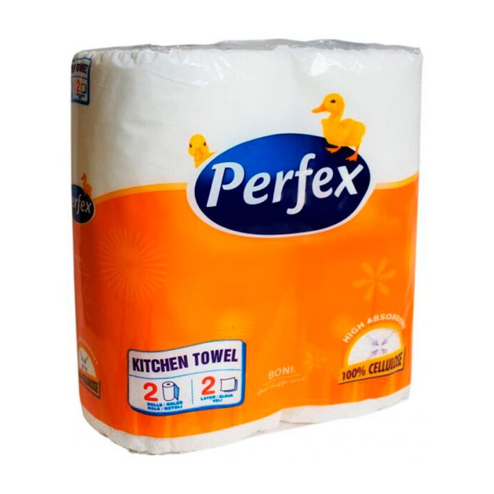 Бумажные полотенца Perfex 2 слоя, 2 рулона ADD