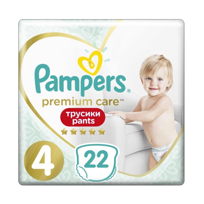 Підгузки-трусики Pampers Premium Care Pants 4 Maxi (9-15 кг) №22  ADD